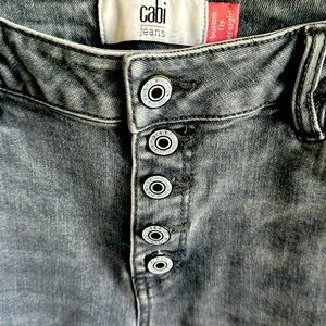 Cabi straight leg button fly jeans